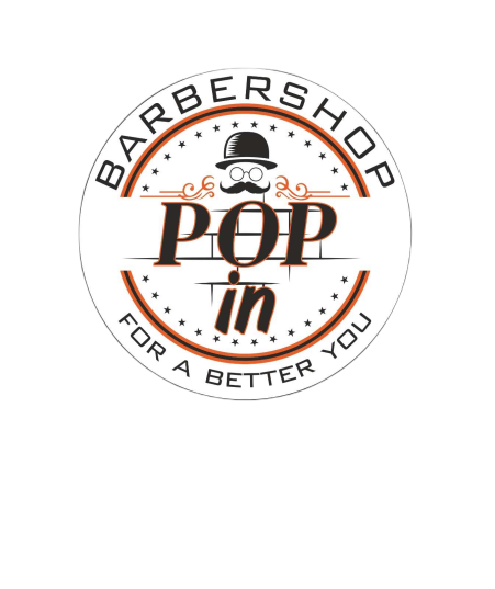 Pop in Barbershop Logo